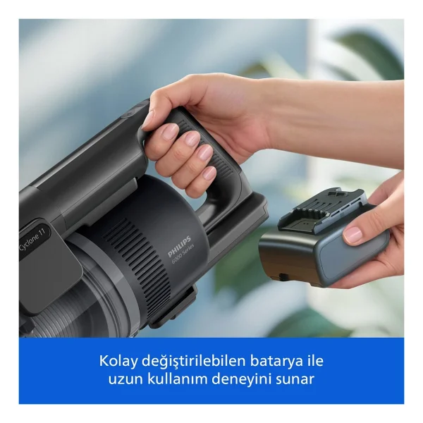 Philips 6000 Serisi Xc6551/01 Şarjlı Dikey Süpürge - Görsel 2