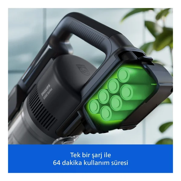 Philips 6000 Serisi Xc6551/01 Şarjlı Dikey Süpürge - Görsel 3