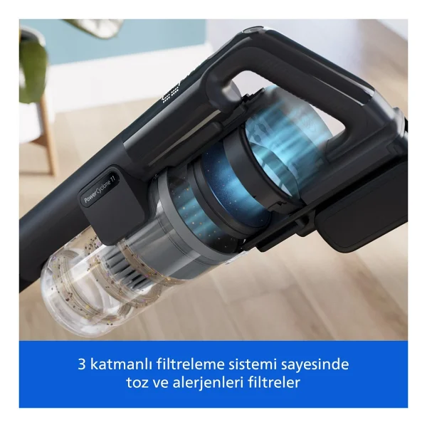 Philips 6000 Serisi Xc6551/01 Şarjlı Dikey Süpürge - Görsel 6