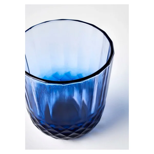 Bella Maison Colore Mavi 12'li Kesme Bardak Kadeh Seti - Görsel 4