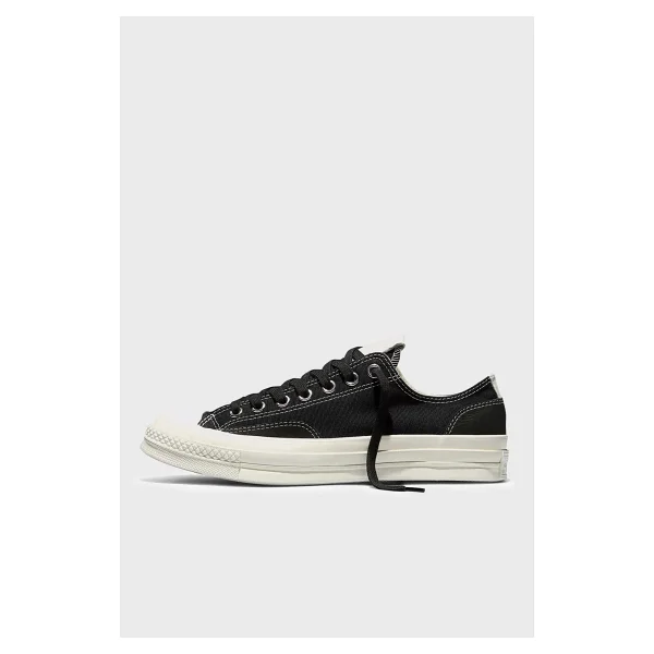 Converse Chuck 70 Canvas Logolu Sneaker Unisex Ayakkabı A15992c 068 Siyah - Görsel 2