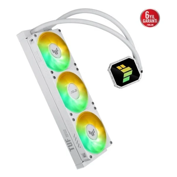 Asus Tuf Gaming Lc Iıı 360 Argb White Edition 360 Mm İşlemci Sıvı Soğutucu - Görsel 2