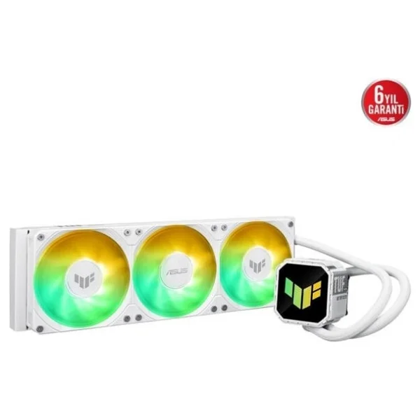 Asus Tuf Gaming Lc Iıı 360 Argb White Edition 360 Mm İşlemci Sıvı Soğutucu - Görsel 6