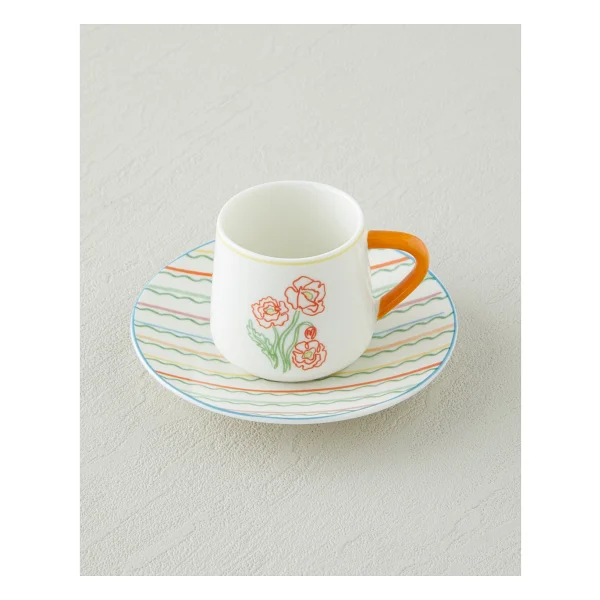 English Home Lyanna New Bone China 2 Kişilik Kahve Fincan Takımı - Görsel 4