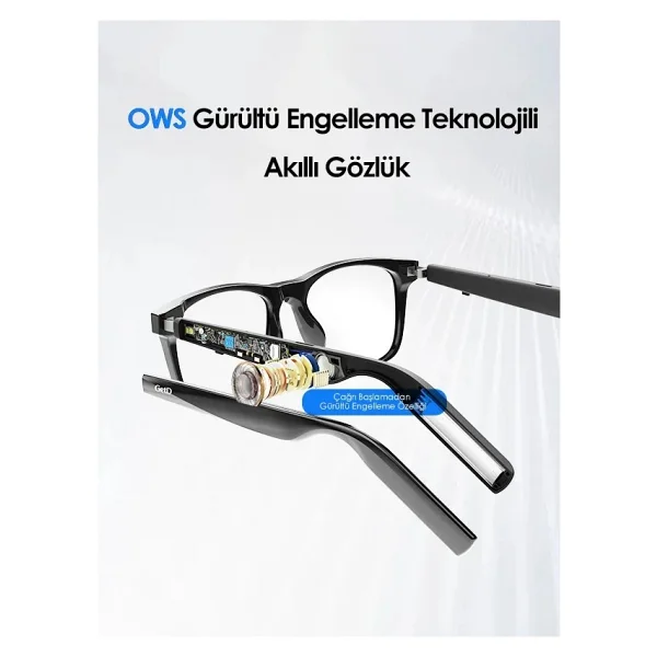 Get D Getd Gg13litec3 Akıllı Gözlük - Çeviri, Müzik Ve Arama Özellikli Bluetooth Gözlük(Kamerasız) - Görsel 4