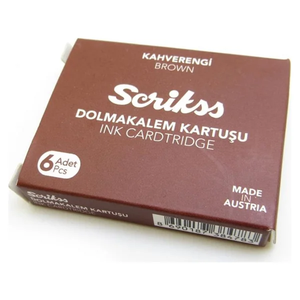 Scrıkss Kahverengi Dolma Kalem Kartuşu - Görsel 6