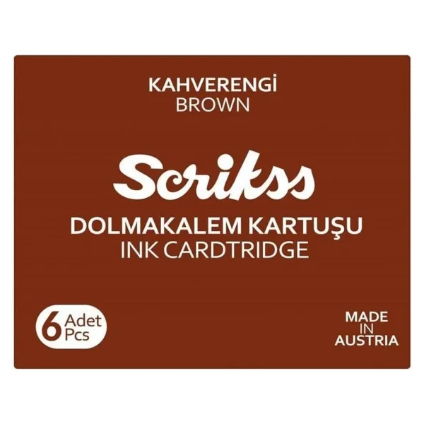 Scrıkss Kahverengi Dolma Kalem Kartuşu - Görsel 2