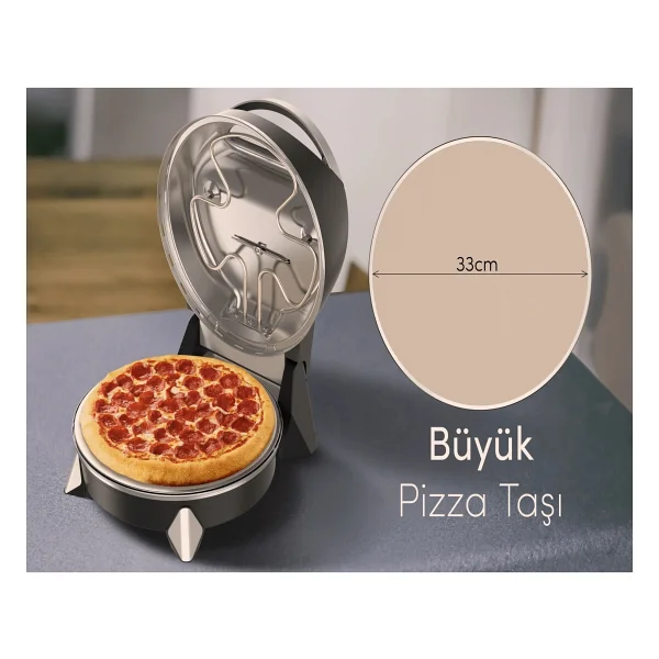 Tecna Brandi 6855 Siyah Pizza Makinesi - Görsel 5