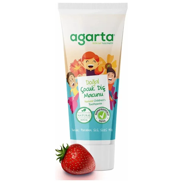 Agarta 75 Ml X 2 Adet Doğal Çocuk Diş Macunu - Görsel 4