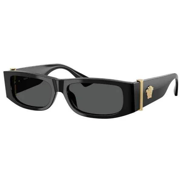 Versace VE4476U GB187 Black-Dark Grey Erkek Güneş Gözlüğü - Görsel 6