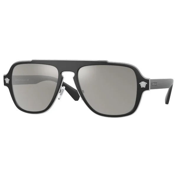 Versace Medusa Retro Charm Ve2199 10006g Black-Light Grey Erkek Güneş Gözlüğü - Görsel 8