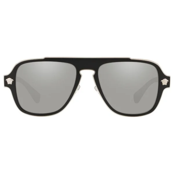 Versace Medusa Retro Charm Ve2199 10006g Black-Light Grey Erkek Güneş Gözlüğü - Görsel 9