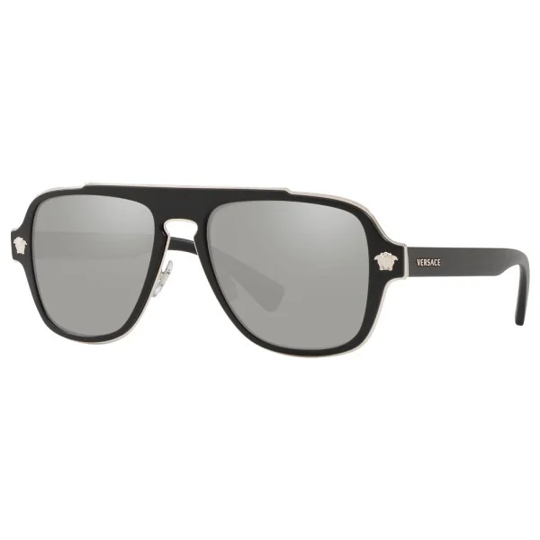 Versace Medusa Retro Charm Ve2199 10006g Black-Light Grey Erkek Güneş Gözlüğü - Görsel 10
