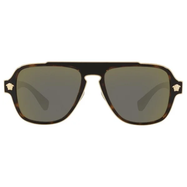 Versace Medusa Retro Charm Ve2199 12524t Havana-Dark Grey Erkek Güneş Gözlüğü - Görsel 2