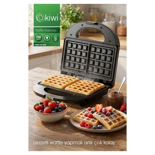 Kiwi Ksm-2412w Waffle Makinesi - Görsel 7