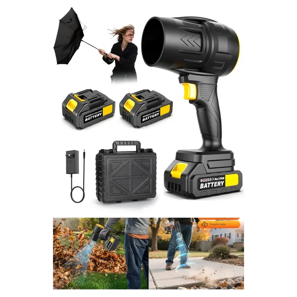 Moonshop Pro Jet Turbo Hava Üfleyici Fan Yaprak Üfleme Araba Cam Su Lekeleri Kurulama Fanı - Görsel 5