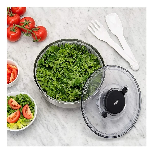 Oxo Gg Kaydırmaz Taban Salata Kurutucu Paslanmaz Çelik - Görsel 8
