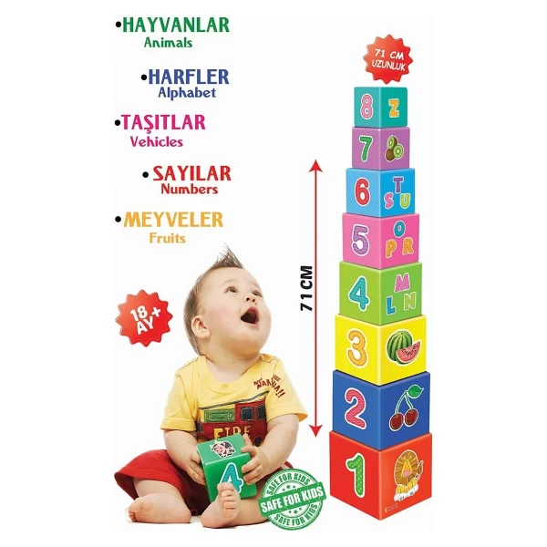 Diytoy Eğitici Denge Kule Oyunu 2137 - Görsel 5