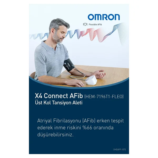 Omron X4 Connect Afib Koldan Dijital Tansiyon Aleti - Görsel 3