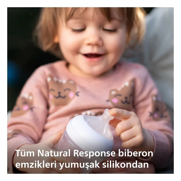 Philips Avent Doğal Tepkili Silikon Biberon Emziği 6 Numara Orta Akış 6+ Ay 2'li Paket - Görsel 4
