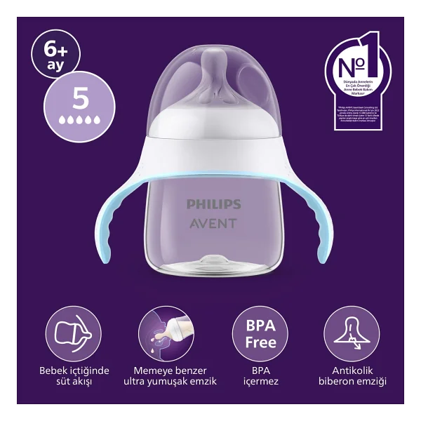 Philips Avent Scf263/61 Natural Response Eğitici Bardak 150 Ml - Görsel 6