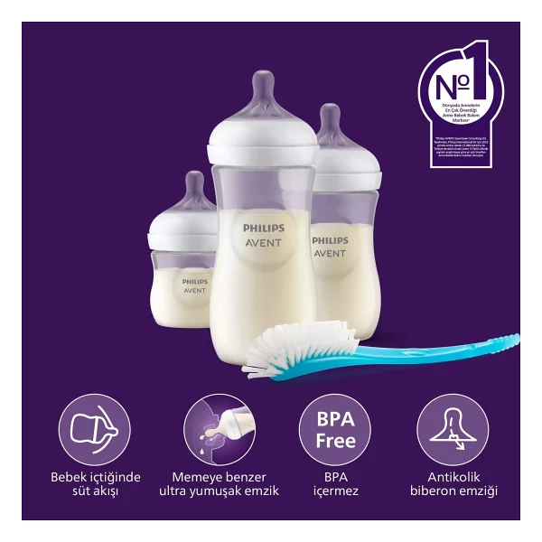 Philips Avent SCD837/12 Natural Response PP Yenidoğan Hediye Seti - Görsel 10