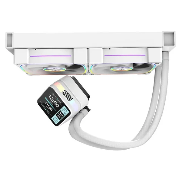 Dragos Rock Lcd Argb Beyaz 240 Mm İşlemci Sıvı Soğutucu - Görsel 3