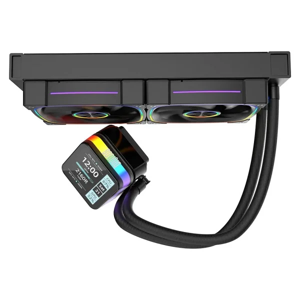 Dragos Rock Lcd Argb Siyah 240 Mm İşlemci Sıvı Soğutucu - Görsel 3