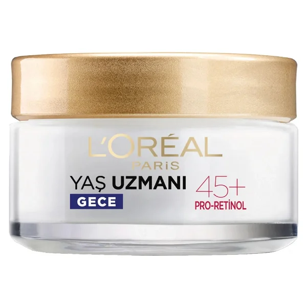 L'oreal Paris Yaş Uzmanı 45+ Kırışıklık Karşıtı Sıkılaştırıcı 50 Ml Gece Kremi - Görsel 5