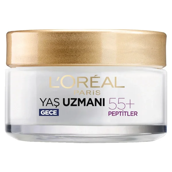 L'oreal Paris Yaş Uzmanı 55+ Peptitler Kırışıklık Karşıtı 50 Ml Gece Kremi - Görsel 6