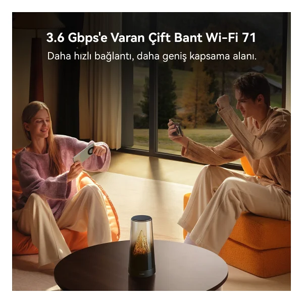 Huawei Wi-Fi Mesh X3 Pro 3600 Mbps 100 M2 Router - Görsel 10