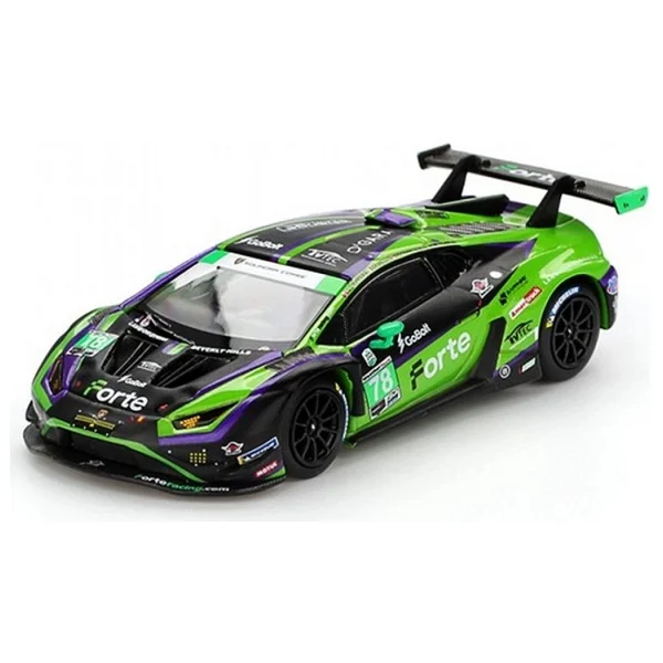 Mini Gt 1/64 Lamborghini Huracan Gt3 Evo2 Forte Racing 2024 Imsa Daytona 24 Hrs - Blister Paket - Görsel 2