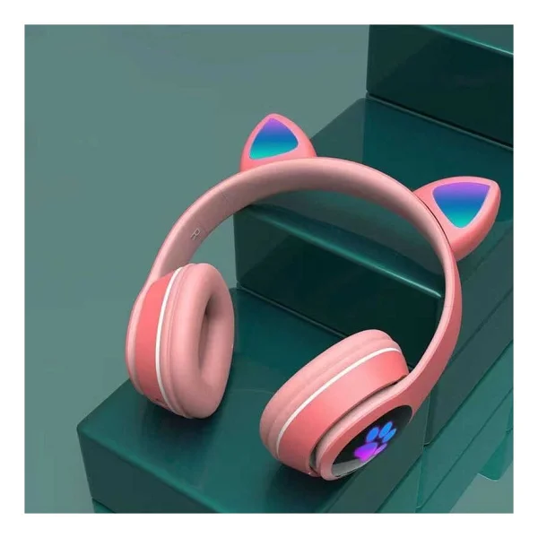 Zore L400 Kedi Kulak Üstü Bluetooth Kulaklık Siyah - Görsel 3