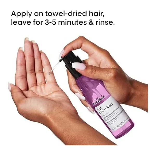 L'oreal Paris Professionnel Serie Expert Liss Unlimited 125 Ml Saç Bakım Yağı - Görsel 4