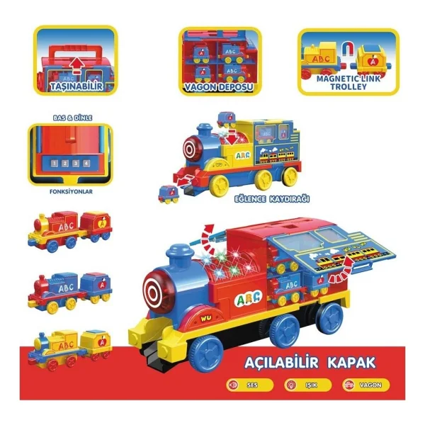 Vardem Lfı-9522 Işıklı Müzikli İnteraktif Tren - Görsel 2
