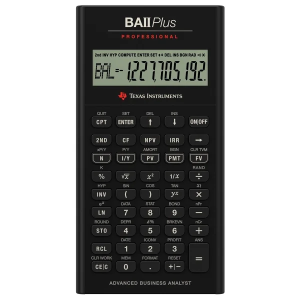 Texas Instruments Ba Iı Plus Professional Finansal Hesap Makinesi - Görsel 8