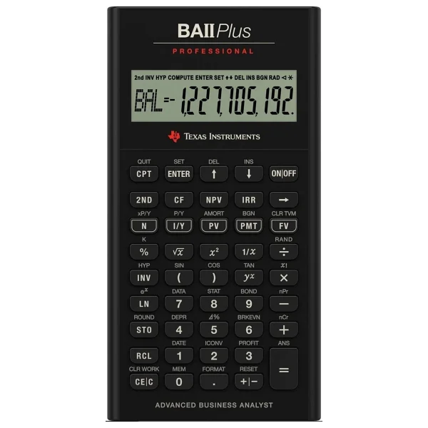 Texas Instruments Ba Iı Plus Professional Finansal Hesap Makinesi - Görsel 3