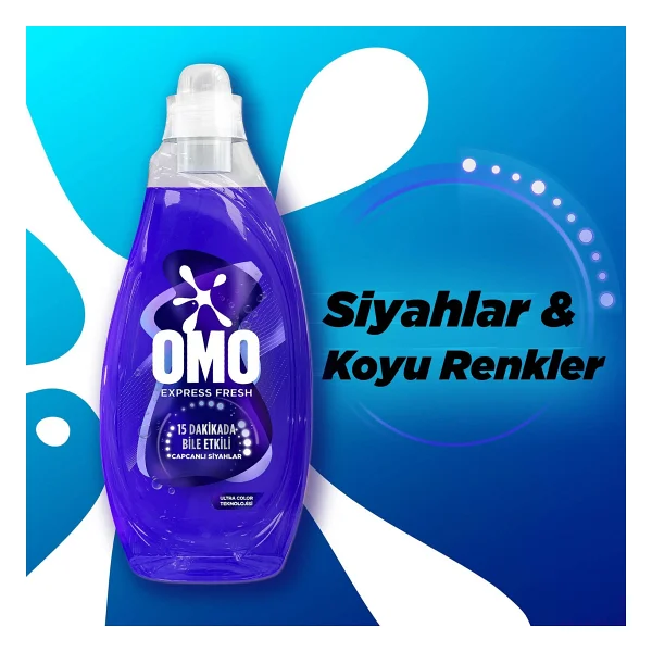 Omo Express Capcanlı Siyahlar İçin Sıvı Deterjan 1.48 Lt - Görsel 5
