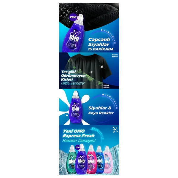 Omo Express Capcanlı Siyahlar İçin Sıvı Deterjan 1.48 Lt - Görsel 10
