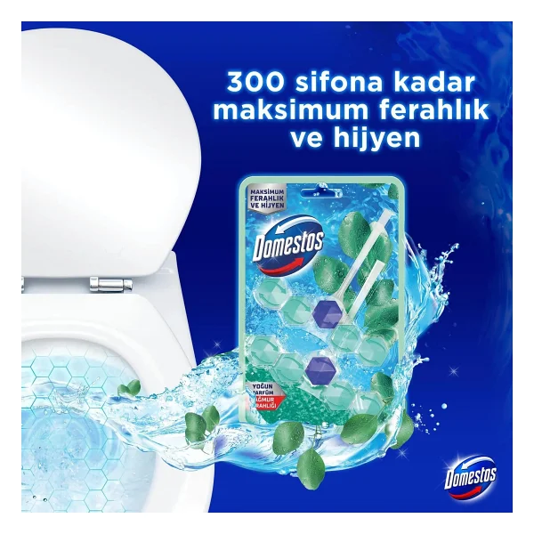 Domestos Yağmur Ferahlığı Tuvalet Bloğu 100 Gr - Görsel 4