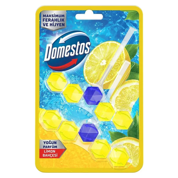 Domestos WC Blok Yoğun Parfümlü Limon Bahçesi 2x50g - Görsel 8