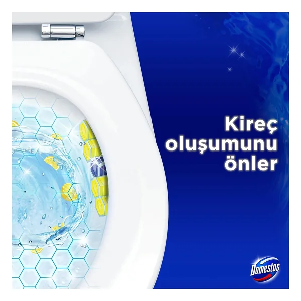 Domestos WC Blok Yoğun Parfümlü Limon Bahçesi 2x50g - Görsel 5