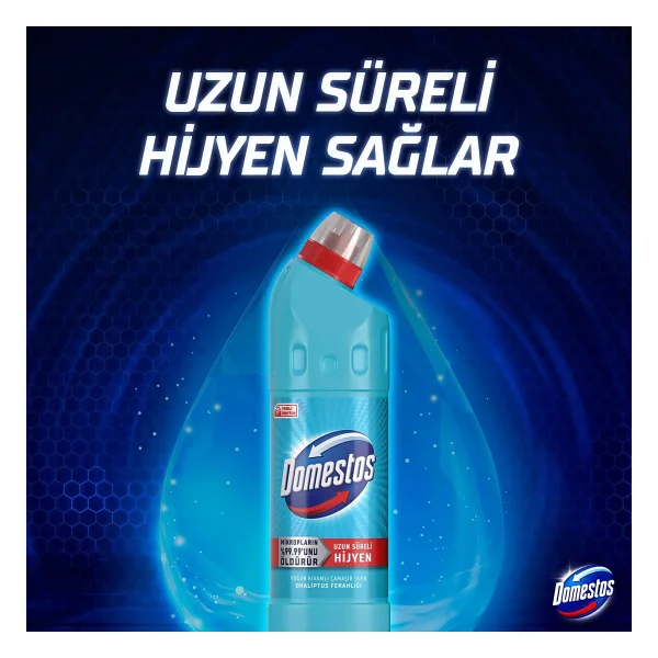 Domestos Okaliptus Ferahlığı Çamaşır Suyu 750 Ml - Görsel 7