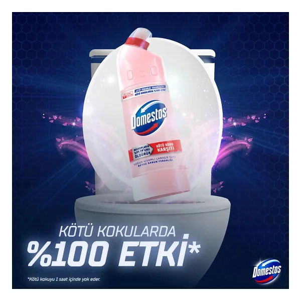 Domestos Beyaz Sabun Ferahlığı Çamaşır Suyu 750 Ml - Görsel 2