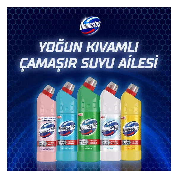 Domestos Beyaz Sabun Ferahlığı Çamaşır Suyu 750 Ml - Görsel 6
