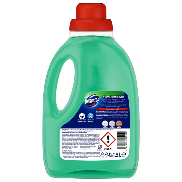 Domestos Tüm Zeminlerde Çam Yüzey Temizleyici 1.5 Lt - Görsel 8