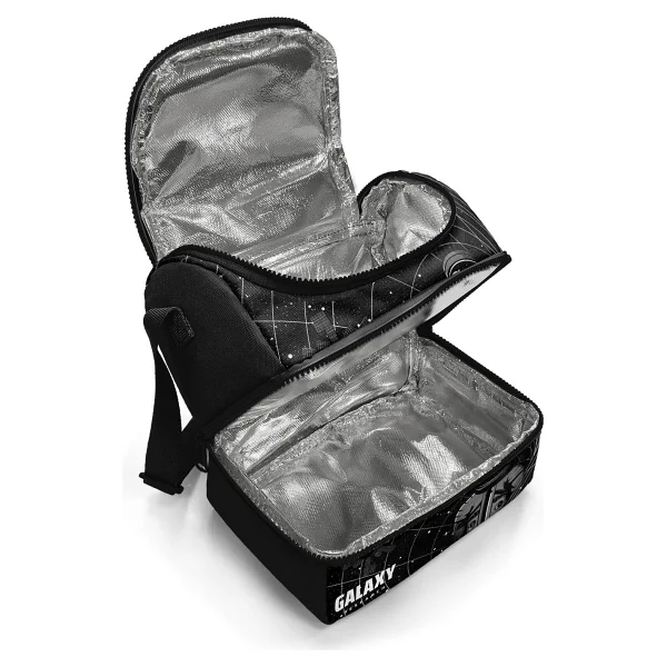 Coral High 37219 Galaxy Desenli 2 Katlı Termoslu Beslenme Çantası - Görsel 2