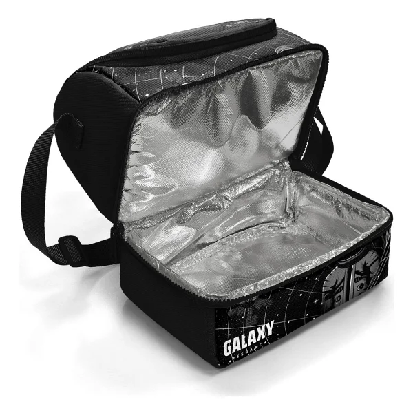 Coral High 37219 Galaxy Desenli 2 Katlı Termoslu Beslenme Çantası - Görsel 4