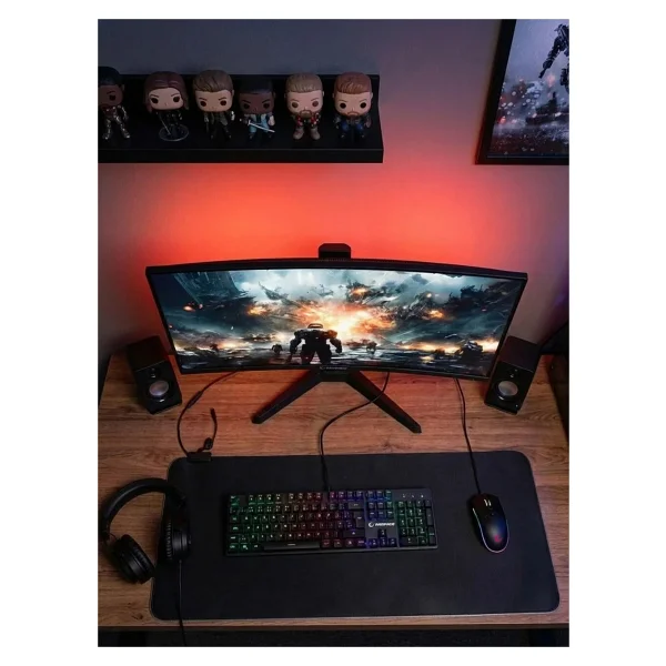 Rampage Drop Dr27c300f 27" 1 Ms Full HD Curved Pivot 300 Hz Oyuncu Monitörü - Görsel 2