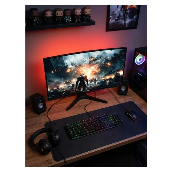 Rampage Drop Dr27c300f 27" 1 Ms Full HD Curved Pivot 300 Hz Oyuncu Monitörü - Görsel 4